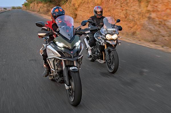 ducati multistrada vs triumph tiger 1200