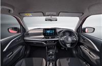 New Swift gets a driver-focused instrument panel with a 9.0-inch touchscreen infotainment display, auto AC, and cruise control as some modern convenience features.