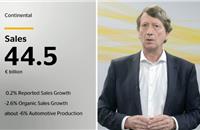 Wolfgang Schäfer, CFO, Continental: “The economic environment will remain challenging in 2020.