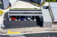 The seventh Audi charging hub overall only uses electricity from renewable sources.