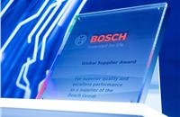 Every two years, Bosch rewards outstanding global supplier performance in the manufacture and supply of raw materials, products, and services.