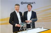 L-R: Dr Elmar Degenhart, Continental CEO, and Wolfgang Schäfer, Continental CFO.