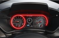 New instrument cluster with a TFT multi-information display at the centre that displays vital information to the driver.