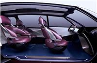 Toyota Fine-Comfort Ride first and second-row seats are individual.