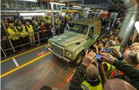 The last Land Rover Defender rolled off the line in 2016