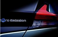 Nissan's latest preview picture shows the car's rear light design.