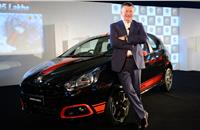Kevin Flynn, President & MD, FCA India with Abarth Punto