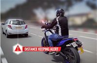 Wide-angle cameras and LED alerts with Ride Vision technology mean riders can stop accidents before they happen.