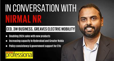 In Conversation with Greaves Electric Mobility's Nirmal NR
