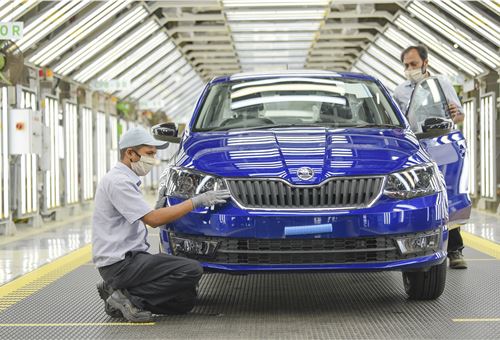 Skoda Auto VW India resumes operations at Pune plant