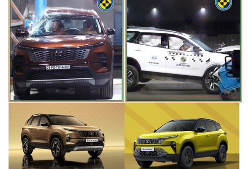 New Tata Safari and Harrier SUVs receive first-ever Bharat-NCAP 5-star rating