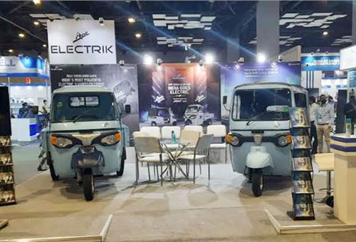 Piaggio Ape' Electrik a big draw at Smart Cities India 2021 Expo