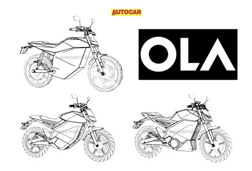  Ola patents three new electric bike designs