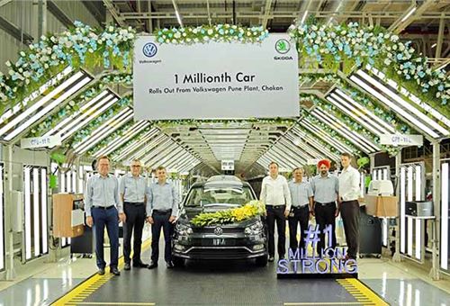 Volkswagen India's millionth car rolls out from Chakan plant
