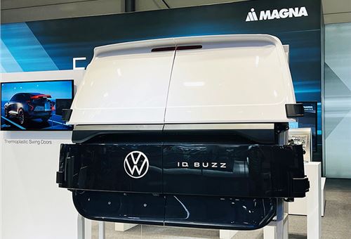 Magna’s thermoplastic rear swing doors launched on Volkswagen ID. Buzz