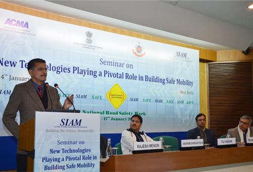 Experts at SIAM seminar debate new technologies for safer mobility in India
