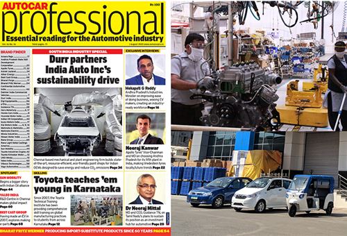 Autocar Professional’s August 1 edition is a South India Industry Special