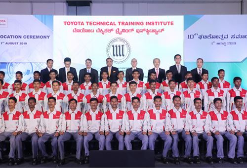 Toyota Technical Training Institute’s 10th batch of skilled students graduates