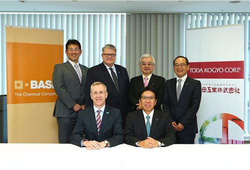 BASF and Toda Kogyo form JV for cathode active materials in Japan