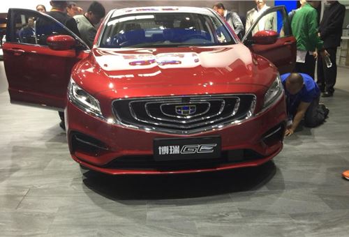 Geely Bo Rui GE revealed with Volvo plug-in hybrid engine