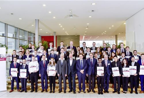 Volkswagen Group honours 46 of its best apprentices worldwide