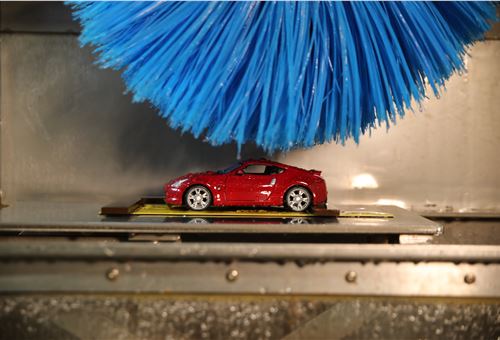 Miniature car wash means better paint, worry-free washing