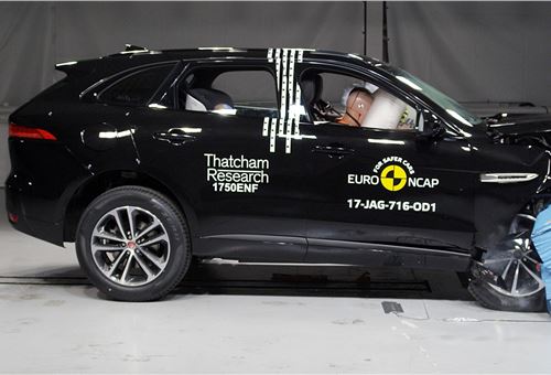 Jaguar F-Pace gets five-star Euro NCAP crash test rating