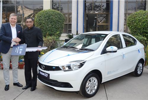 Tata Motors delivers first batch of Tigor EVs to EESL