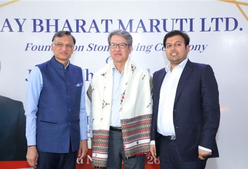 Jay Bharat Maruti lays foundation stone for its upcoming facility in Kharkhoda, Haryana