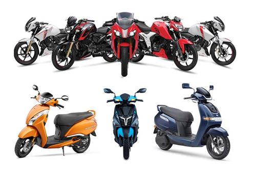 TVS Motor sales up three percent at 2,75,115 units in January