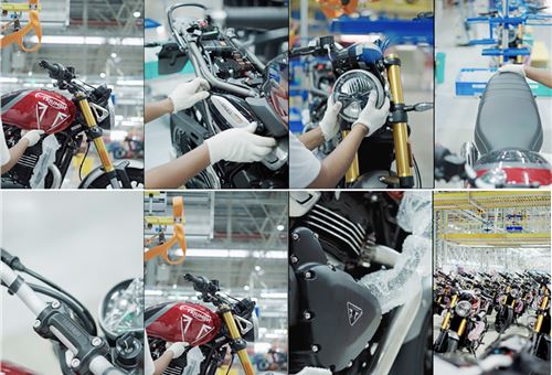 First batch of Triumph Speed 400s rolls out of Bajaj Auto plant