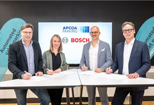 Bosch and APCOA launch driverless parking technology in Germany