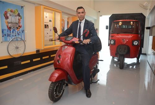 Omega Seiki Mobility unveils electric scooters