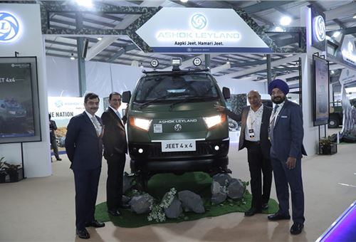 Ashok Leyland displays made-in-India vehicles at DefExpo 2022