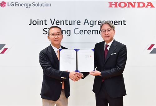 Honda and LG Energy Solution set up lithium-ion battery plant in the US