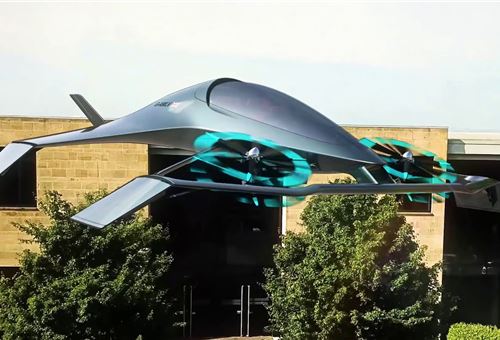 Cranfield Univ, Rolls-Royce and Aston Martin display concept autonomous hybrid-EV with flight capability