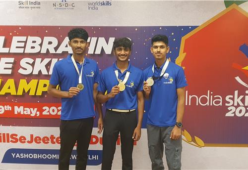 Toyota Technical Training Institute students shine at India Skills Competition 2024