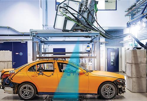 Mercedes-Benz achieves world's first X-ray crash test