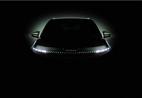 Skoda previews upcoming electric Elroq SUV with teaser image
