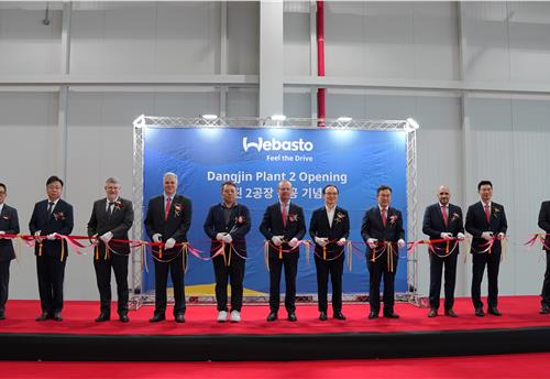 Webasto expands EV battery capacity to 300,000 units per annum at Korean plant