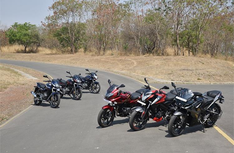 The Bajaj Pulsar range has recorded robust numbers. The 95,509 units sold in October are a 40% increase over September's 68,068 units.