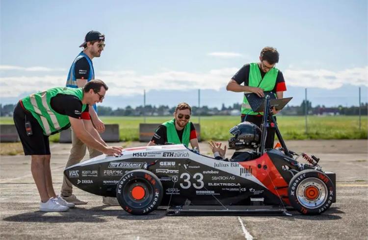 Student-led Swiss team sets new EV acceleration record
