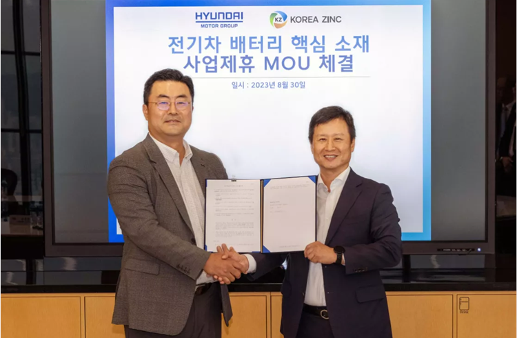 Hyundai Motor Group partners Korea Zinc on nickel value chain for EV business