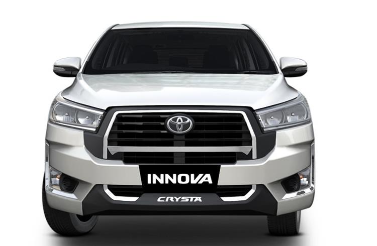 Toyota Innova Crysta GX+ priced at Rs 21.39 lakh