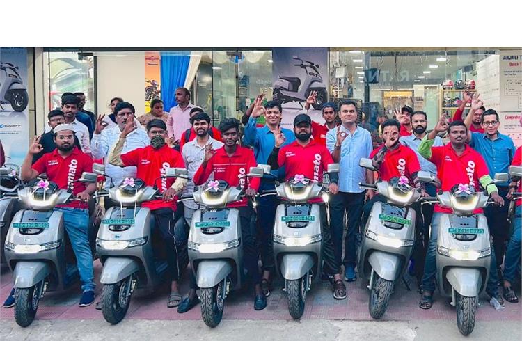  TVS Motor Company partners with Zomato to bolster last mile delivery services 