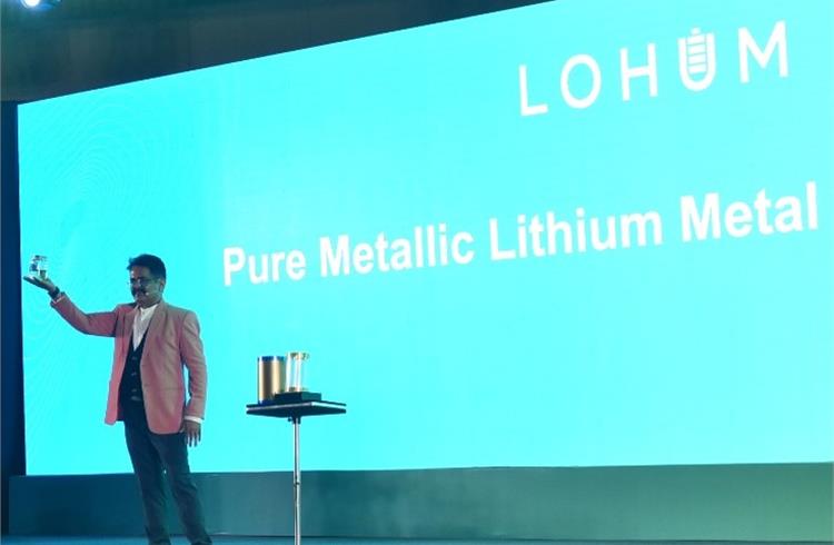 LOHUM announces pure lithium metal recovered through recycling