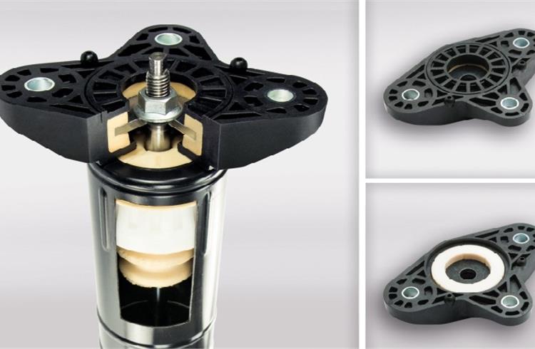 BASF says this is the world's first top mount with polyurethane bearing and polyamide housing.