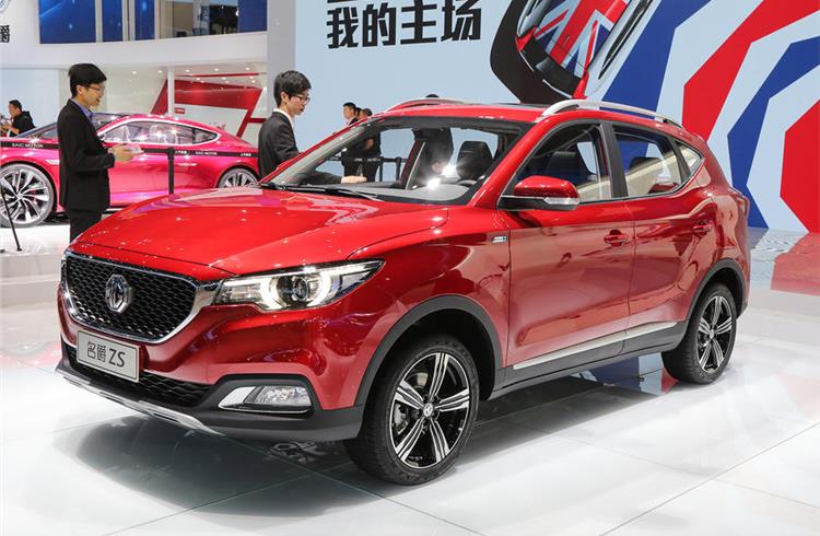The MG XS is called the ZS in China.
