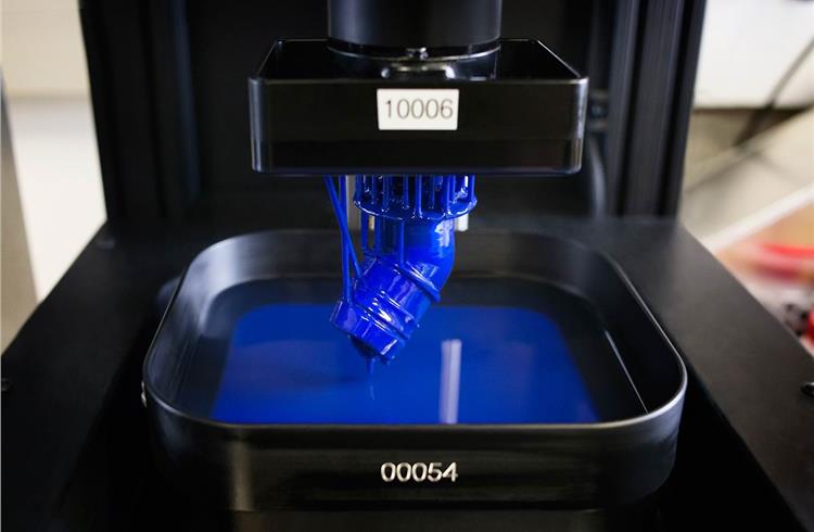 Carbon3D’s CLIP 3D printing technology grows parts from UV curable resins at speeds as much as 25 to 100 times faster than conventional 3D printing processes.