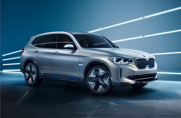 The production version of the iX3 is planned to be the third pure electric model from the BMW Group